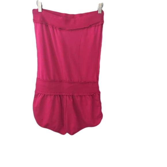 LA Kitty Hot Pink Romper Sz L - Picture 2 of 3